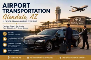 airport transportation glendale, az phx airport car service